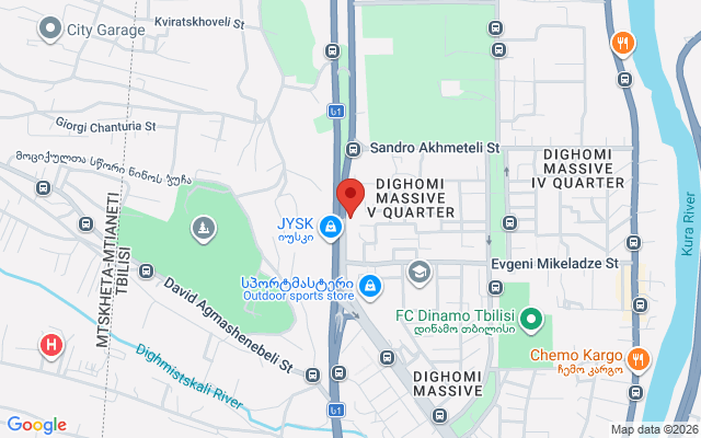 Карта расположения