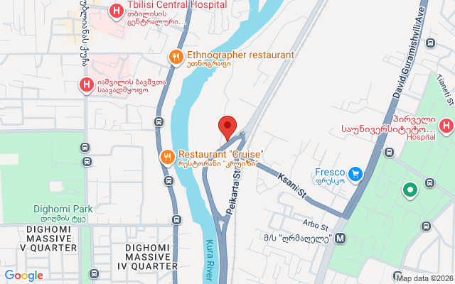 Карта расположения