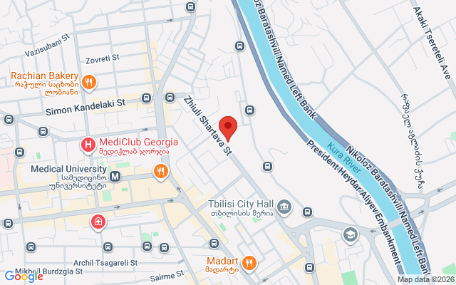 Карта расположения