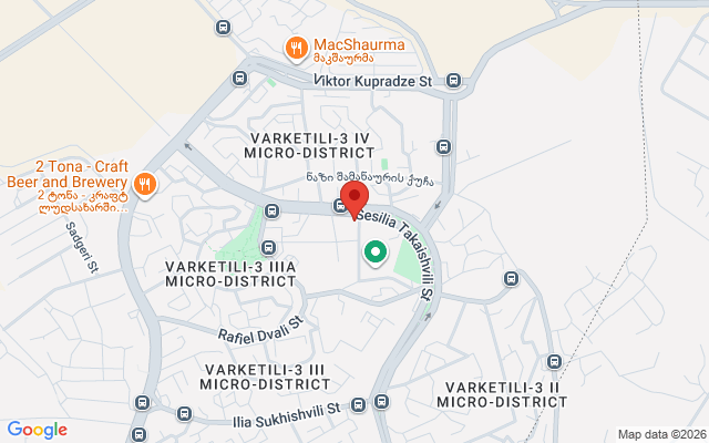 Карта расположения