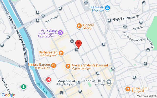 Карта расположения
