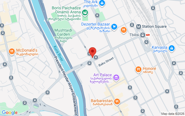 Карта расположения
