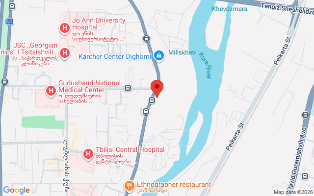 Карта расположения