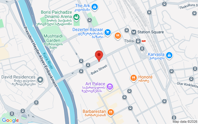 Карта расположения
