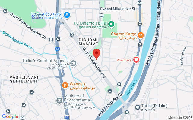 Карта расположения