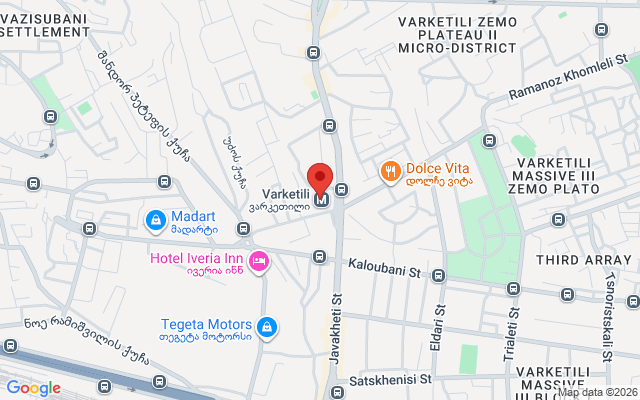 Карта расположения