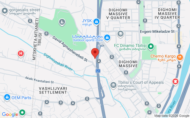 Карта расположения