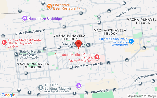 Карта расположения