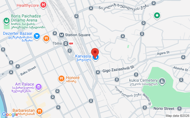 Карта расположения
