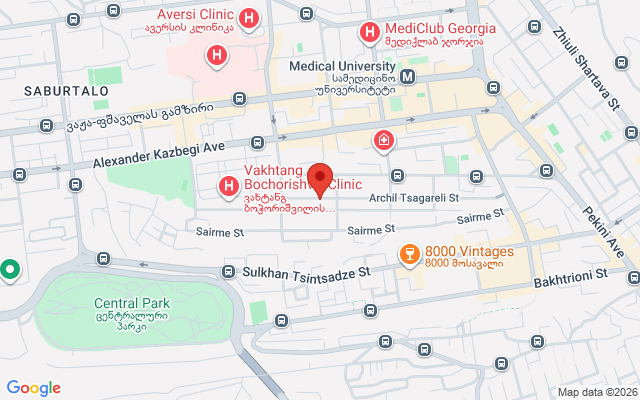 Карта расположения