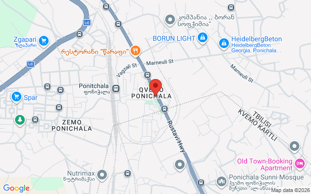 Карта расположения