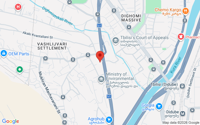 Карта расположения