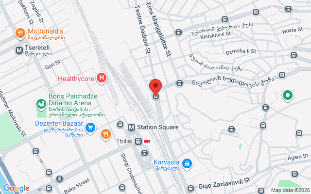 Карта расположения