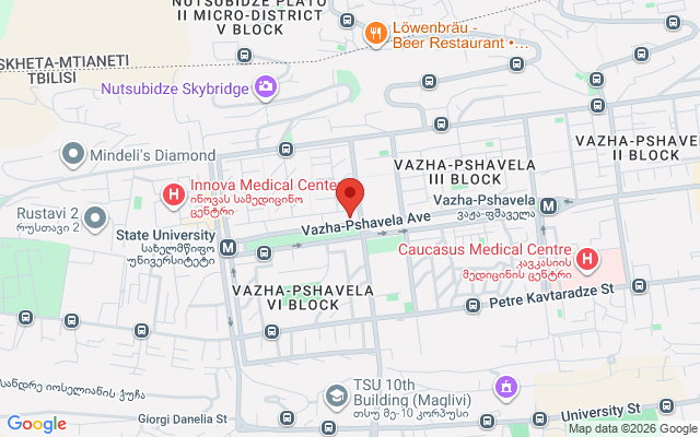 Карта расположения