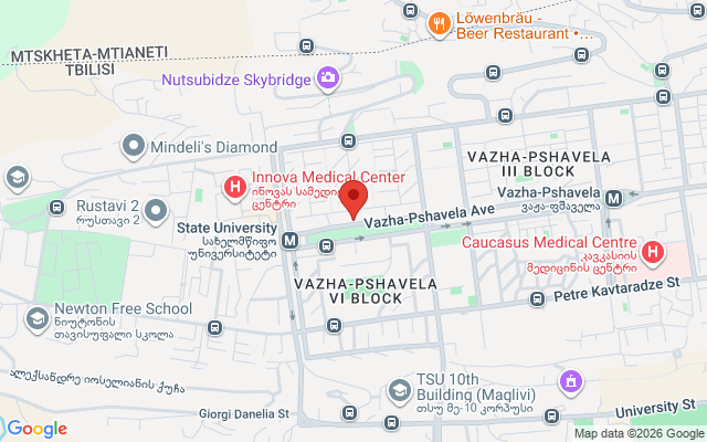 Карта расположения