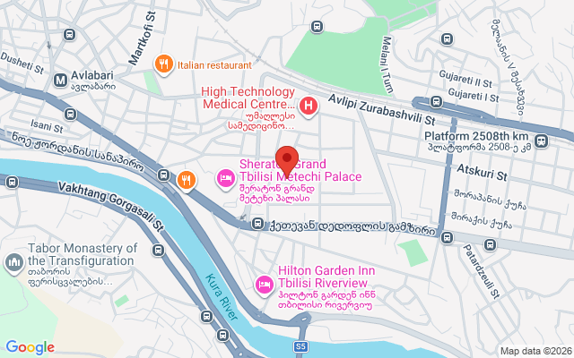 Карта расположения