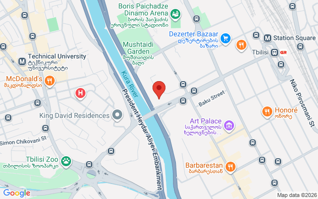 Карта расположения
