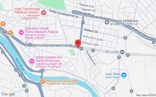 Карта расположения