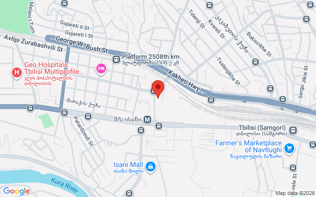 Карта расположения