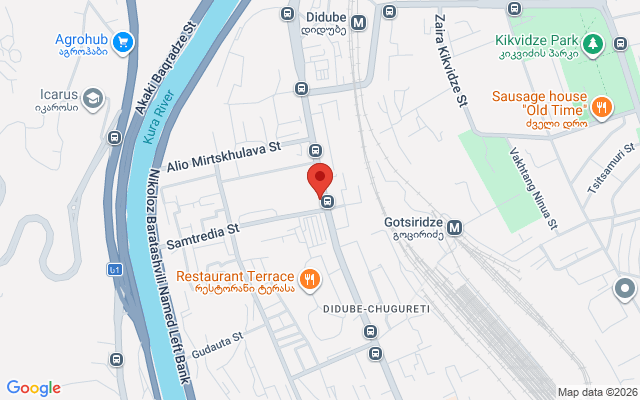 Карта расположения
