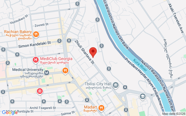 Карта расположения