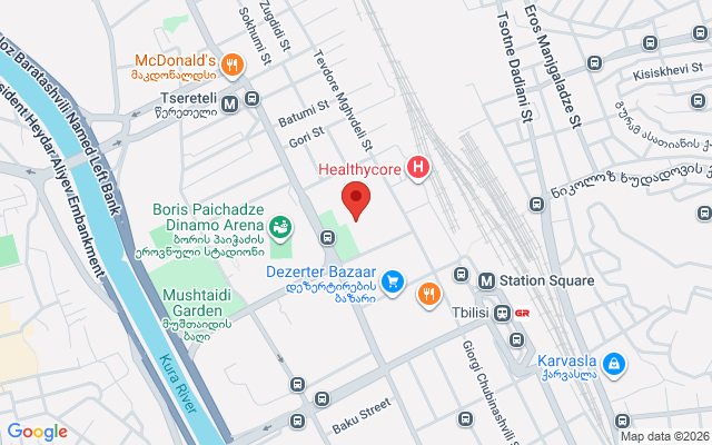 Карта расположения