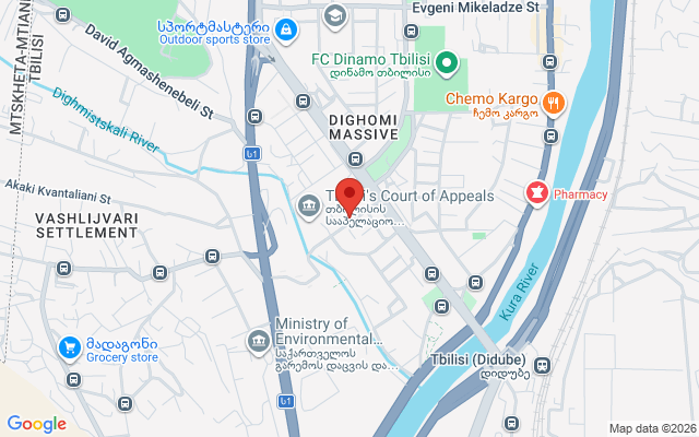 Карта расположения