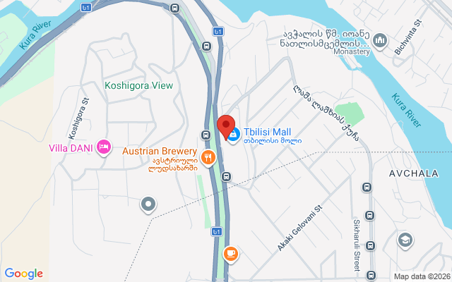 Карта расположения