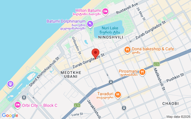 Карта расположения