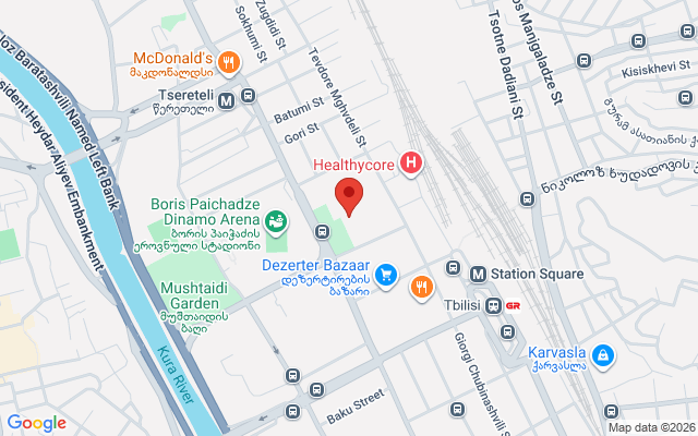 Карта расположения