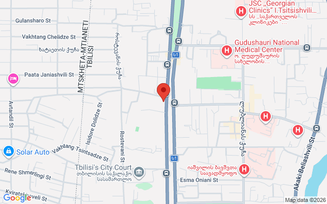 Карта расположения