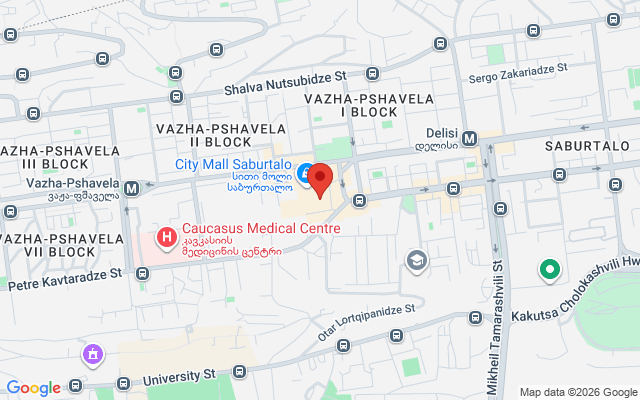 Карта расположения