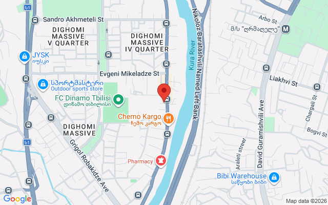 Карта расположения