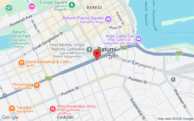 Карта расположения