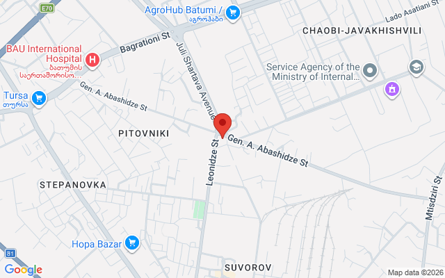 Карта расположения