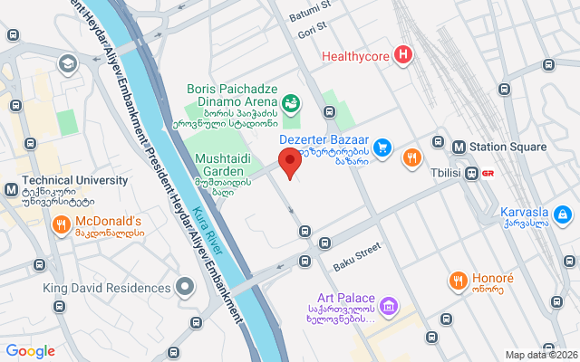 Карта расположения