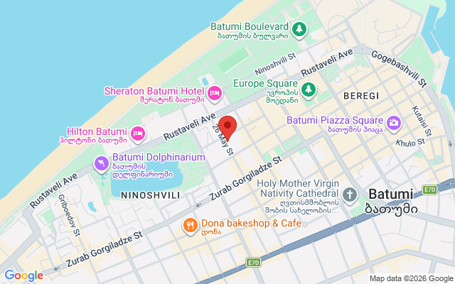 Карта расположения