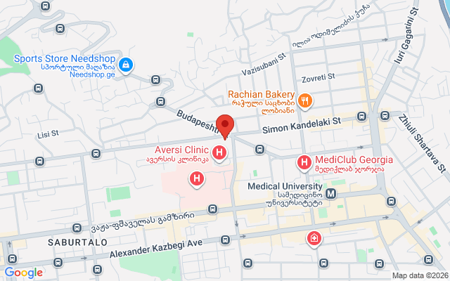 Карта расположения
