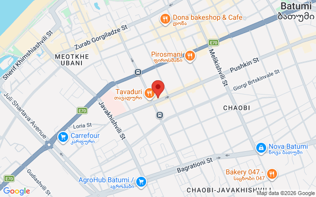 Карта расположения