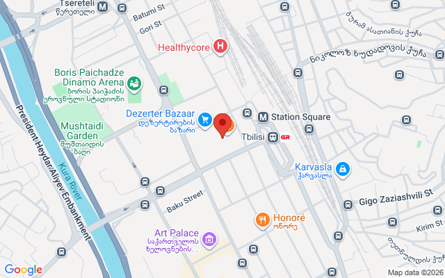 Карта расположения