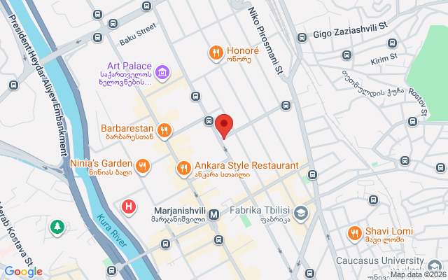 Карта расположения