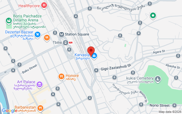 Карта расположения