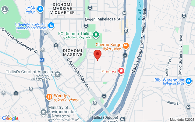 Карта расположения