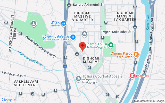 Карта расположения