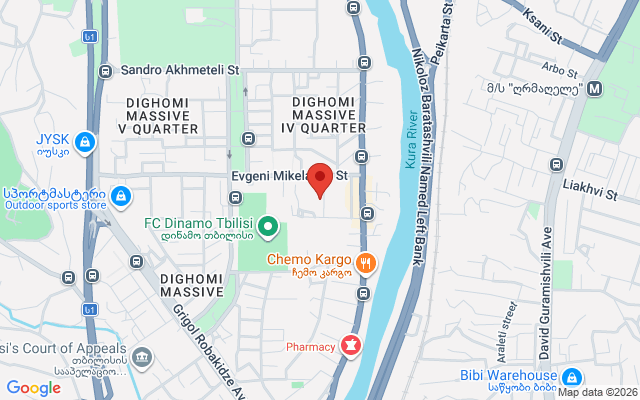 Карта расположения