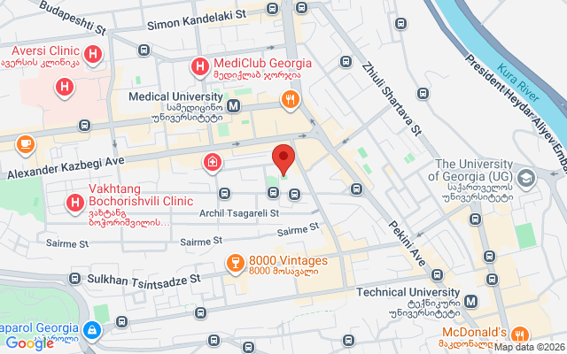 Карта расположения