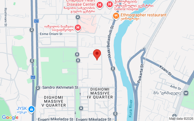 Карта расположения