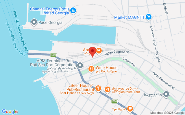 Карта расположения