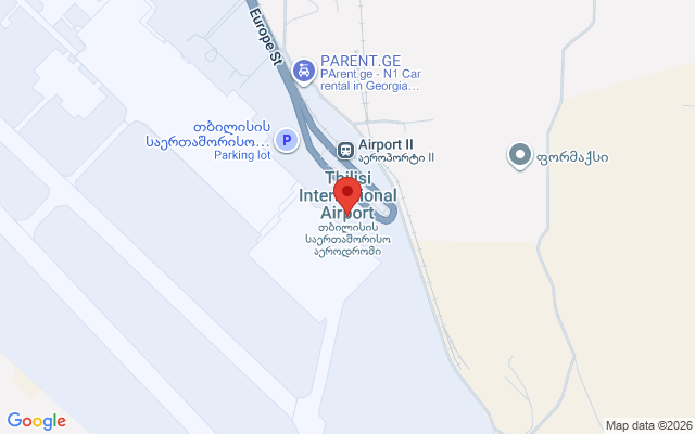 Карта расположения