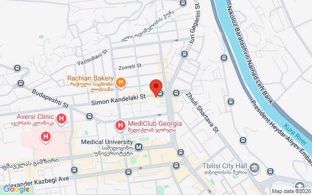 Карта расположения